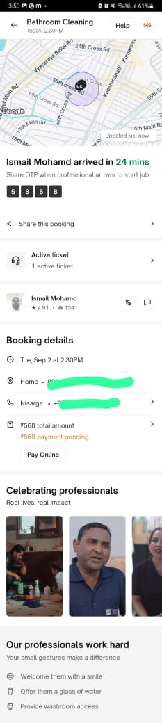 prakash_nisarga's tweet image. @urbancompany_UC
@abhirajbhal
I booked a service, was unavailable &amp;amp; asked to cancel—but the app gives no cancel option. Now the professional can’t take new orders &amp;amp; I’m stuck too. Please fix this asap!  #CustomerFail #UrbanCompanyHelp #FixCancelFlowNow