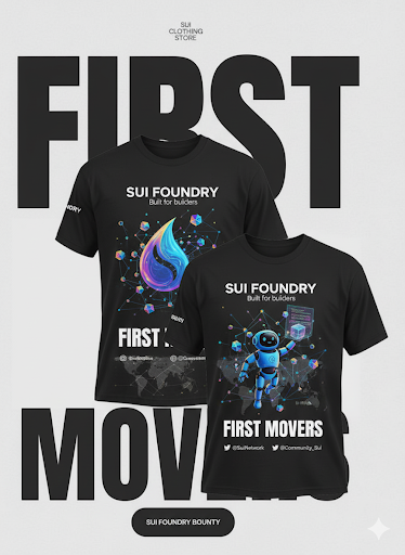 Hitansh54's tweet photo. ๐โก The wave meets the forge.
From innovation โ creation โ community.
Presenting the Sui Foundry Tee ๐งต
Built for builders, powered by @SuiNetwork .
#SuiFoundry #BlockchainInnovation #FirstMovers
@firstmovers_ @Community_Sui https://t.co/zyeH2f1P5v