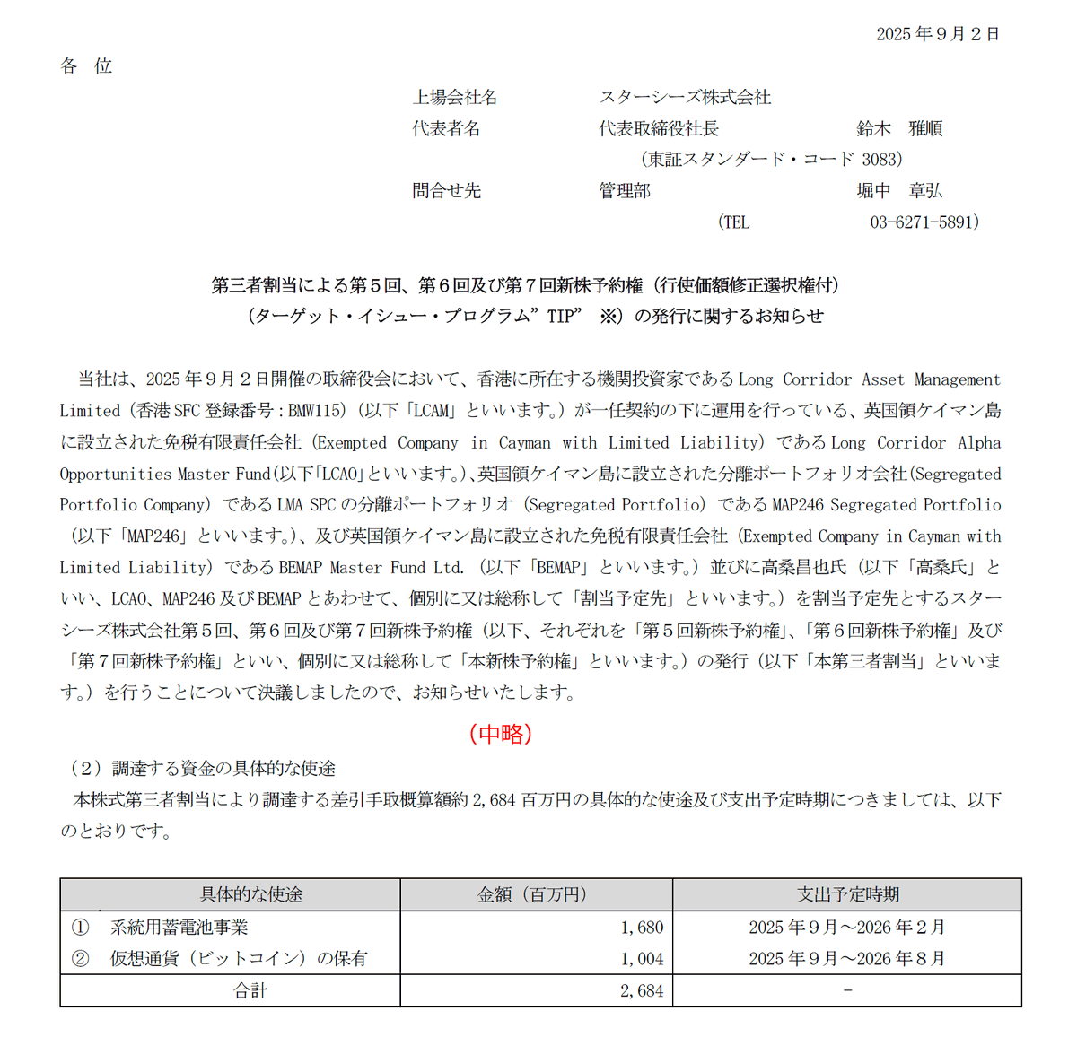 アパレル業界にビットコインの波が押し寄せています🪙🌊👖👚 ANAP、マックハウスに続き、日本のアパレル上場企業スターシーズがビットコイン購入を発表しました。  同社は今年、蓄電池事業にも進出しており、マックハウスとしのぎを削って、マイニング事業に参入する可能性 ...