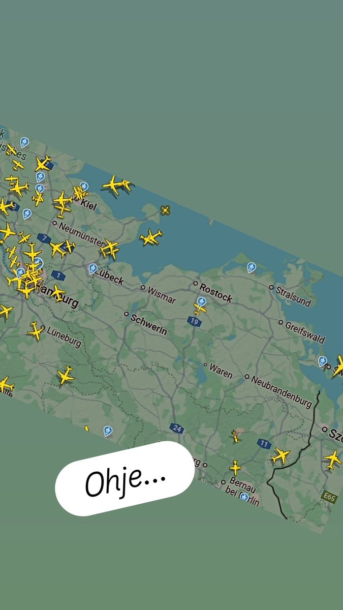 Keine Flugzeuge mehr über MV nachdem zwei Tankflugzeuge den ganzen Vormittag über #Schwerin
kreisten #mv #mecklenburgvorpommern #flugzeuge #militär #ohje