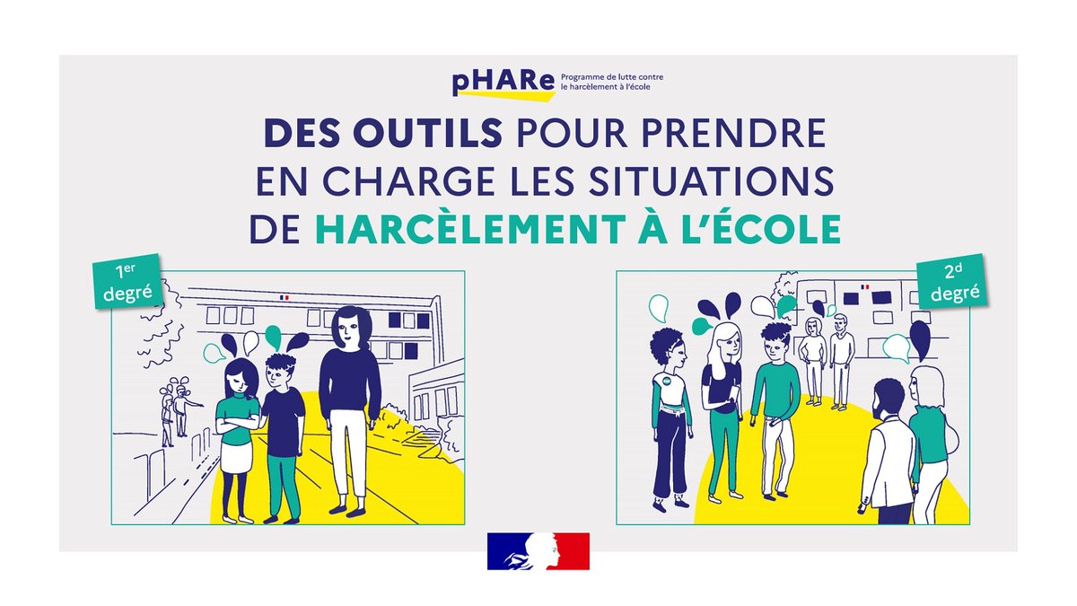 éduscol (@eduscol) on Twitter photo Harcèlement à l'École : des ressources pour prévenir, détecter et agir face à toutes les situations.
Une « boîte à outils » commune rassemble les protocoles de prise en charge et documents à destination des équipes éducatives des 1er et 2d degrés ⤵
eduscol.education.fr/974/lutter-con… Harcèlement à l'École : des ressources pour prévenir, détecter et agir face à toutes les situations.
Une « boîte à outils » commune rassemble les protocoles de prise en charge et documents à destination des équipes éducatives des 1er et 2d degrés ⤵
eduscol.education.fr/974/lutter-con…