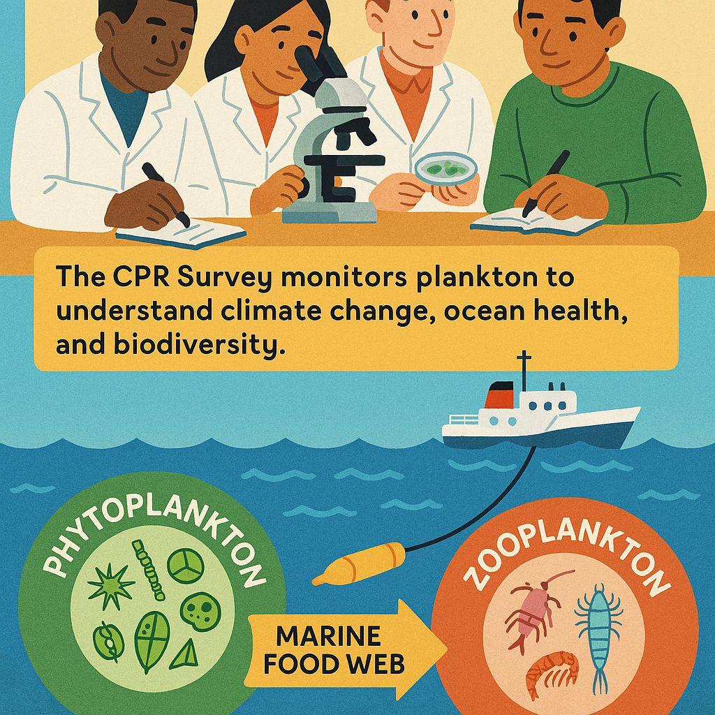 environmentza's tweet image. 🌊 Let’s Talk Ocean Science!
A dynamic team of international marine scientists is in Cape Town, teaming up with DFFE to refine methods and standards for Continuous Plankton Recorder (CPR) surveys. 
📊 Better data = smarter decisions for our oceans!
#MarineScience #OceanMonitoring