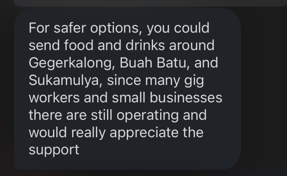 Situation in Bandung is a bit more bad today with more areas labeled as red zones. If possible please send more medical supplies as well! If youre planning to send food to bandung areas, you can send to these locations too (2nd pic)

If anyone needs help ordering lmk too