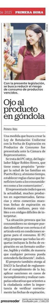 Agradecemos al periodico <a href="/primerahora/">Primera Hora</a>, por destacar esta iniciativa.