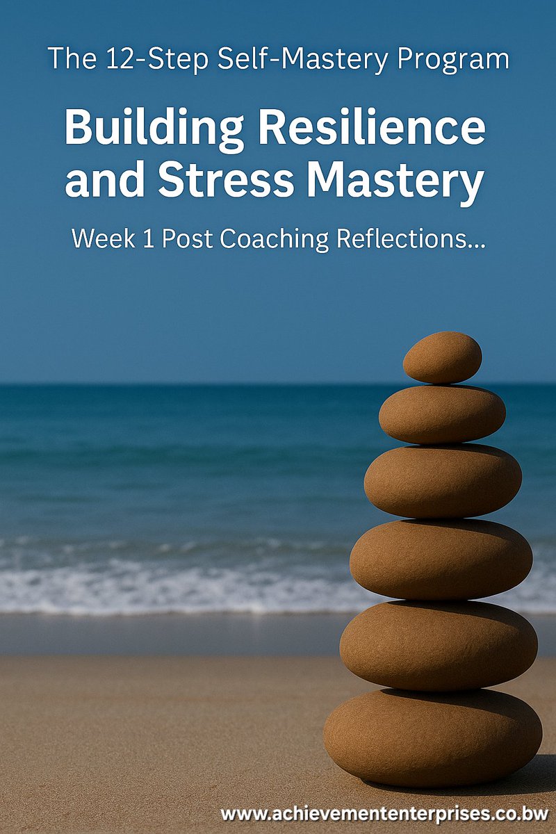 NekatiRachel's tweet image. Week 1 reflections 🌱
Resilience isn’t about escaping the storm—it’s about strengthening the anchor within.
The transformation has begun… stay tuned. ✨

#SelfMastery #Resilience #StressMastery #GrowthMindset