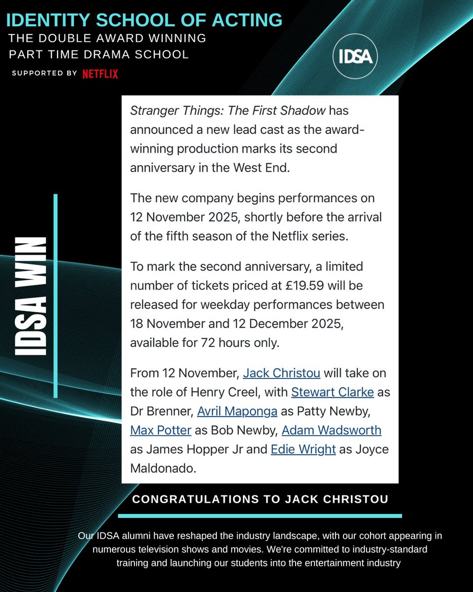 IDENTITY SCHOOL OF ACTING tweet media