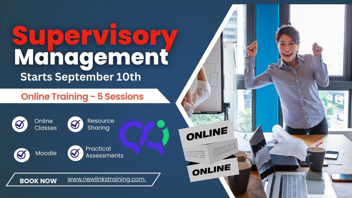 Janet Tumulty Training Director EQ-i 2.0 Assessor (@newlinkstrain) on Twitter photo Are you ready to take the next step in your career?
✅ Build strong leadership and management skills
✅ Learn how to motivate and manage teams effectively
✅ Gain a nationally recognised qualification
👉Secure your place today, email jim@newlinkstraining.com Are you ready to take the next step in your career?
✅ Build strong leadership and management skills
✅ Learn how to motivate and manage teams effectively
✅ Gain a nationally recognised qualification
👉Secure your place today, email jim@newlinkstraining.com