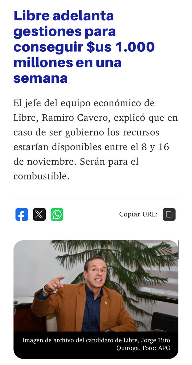 Esta afirmación es una irresponsabilidad. Primero porque es falsa, ya que ningún organismo multilateral va a comprometer recursos a una campaña, que ni siquiera es un gobierno electo. Segundo porque puedes dificultar la relación con estos organismos, solo por ganar una campaña.