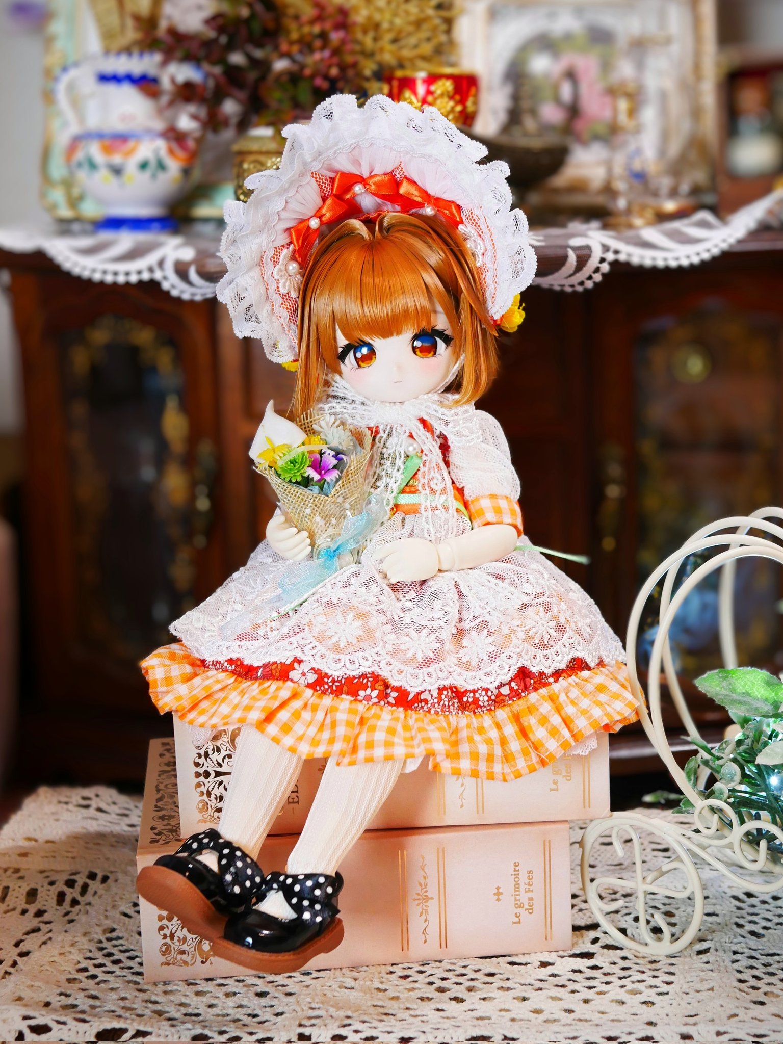 @torihiki_lime様 Dorry Doll ドリードール オリジナル模様柄刺繍プリーツドレス