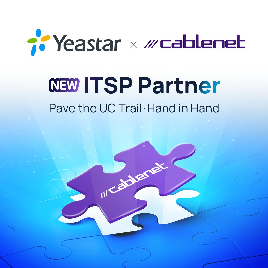 We’re excited to welcome Cablenet—our trusted partner in Cyprus—into Yeastar’s global network of 150+ certified ITSPs. Together, we’re enabling local businesses to thrive with seamless, reliable, and future-ready cloud communications.
🔎Explore More: hubs.ly/Q03GpBXn0