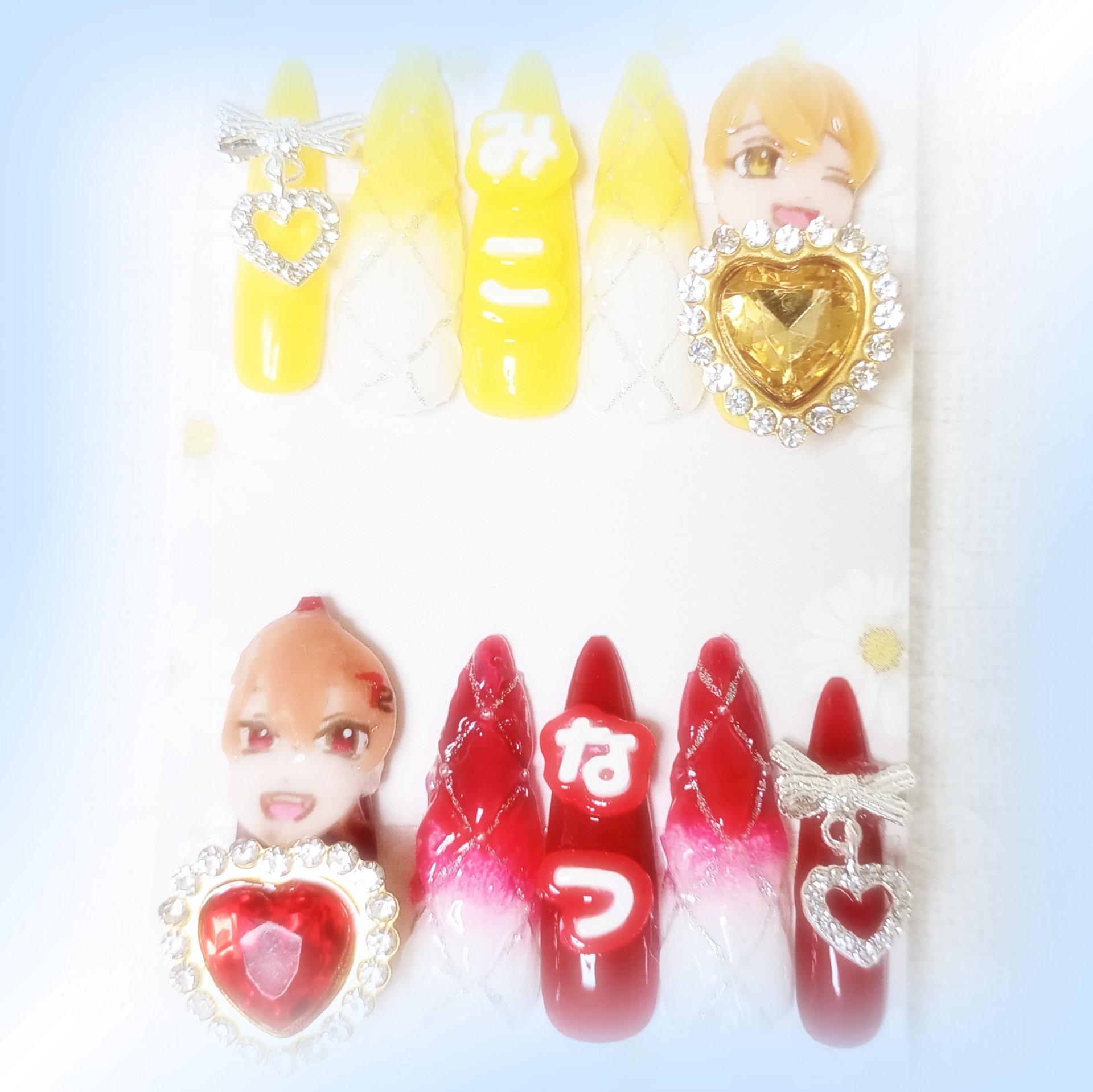 新作入荷中❤️プロフ必読❤️　ネイルチップ　オーダー 新作ネイルチップ✨ メルカリにて販売中〜💖 オーダー受付中です‬‬