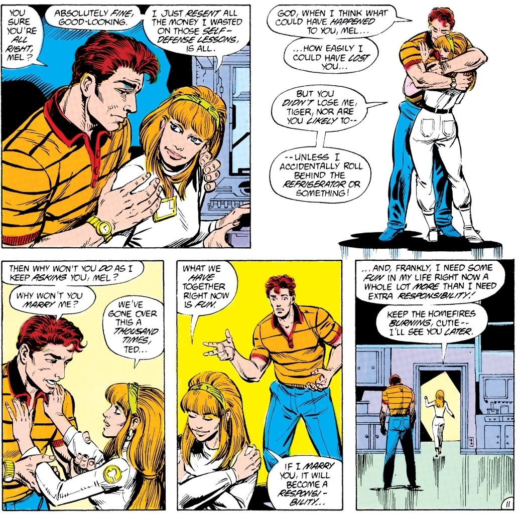 TONMANIA2K's tweet image. i #wonderIF you could partly ascribe ted wanting so bad to marry mel, to pursue &apos;stability&apos; and a normative relationship to his experiences in his past relationship - like, he&apos;s getting older it didnt work out last time so it #hasto