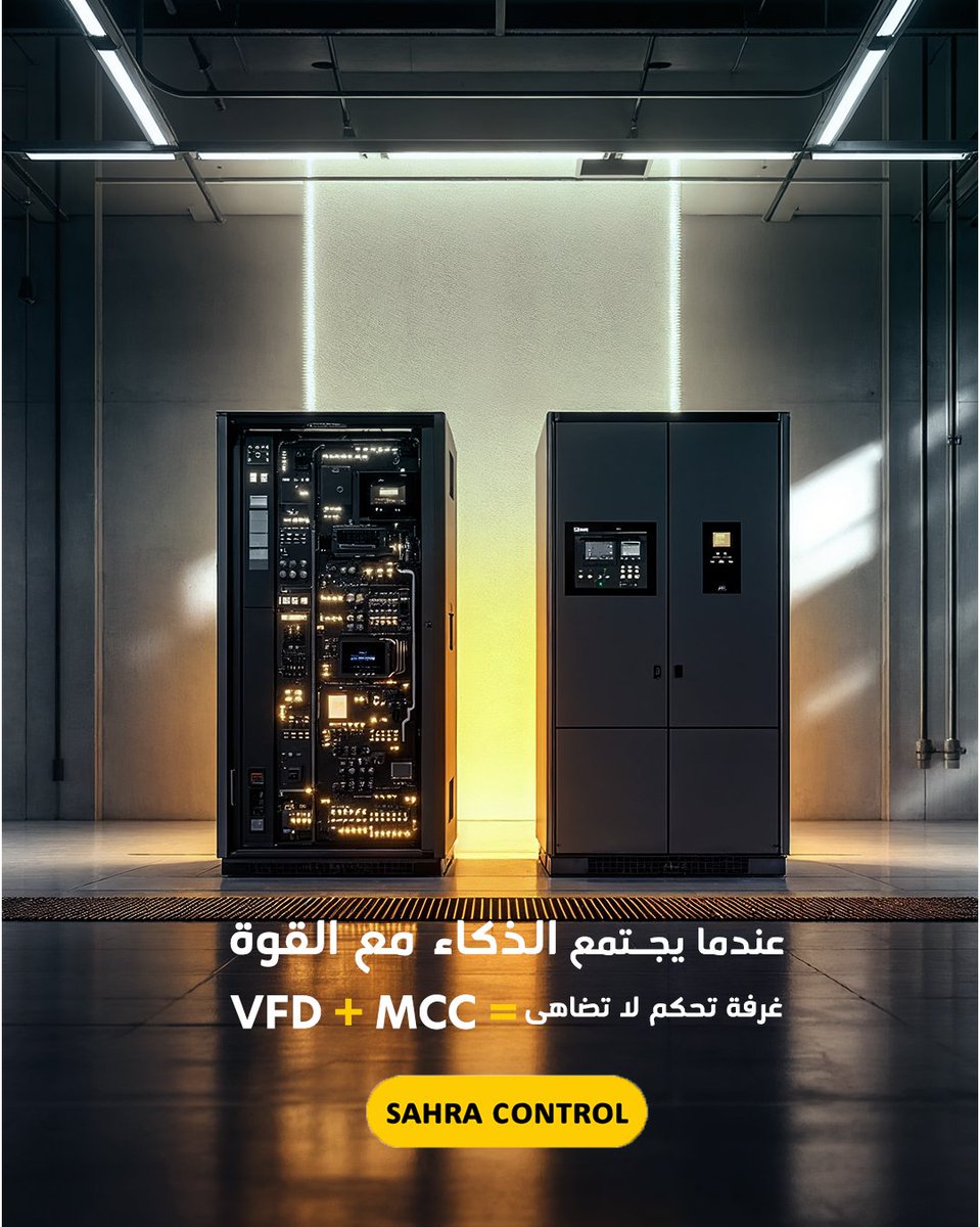 SahraControl's tweet image. تحكم أدق وأذكى مع دمج VFD + MCC ⚡️
أتمتة سلسة وكفاءة تشغيلية عالية مع صحراء كنترول.
📞 920009204 🌐 sahracontrol.com
-
#صحراء_كنترول #تحكم_ذكي #VFD #MCC #صناعة #رؤية_2030  #مشاريع_سعودية