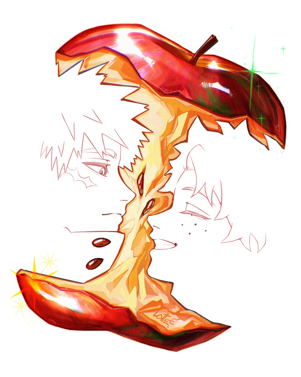 a_lottee's tweet photo. 🍎🍎 Apple Trend with Katsuki n Izuku 

BkDK REAL 

#僕のヒーローアカデミア #mha #art #artist #digitalart #bkdk #apple #ポルノグラフィティ #MyHeroAcademia #illustratorsua  #midoriyaizuku #bakugoukatsuki #fyp https://t.co/r3J4FEt24M