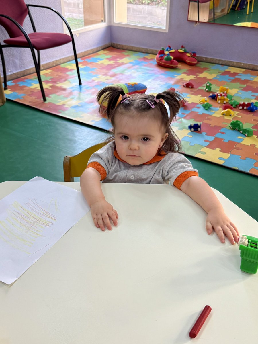 Hoy ha sido el primer día de Anaís en la escuela infantil y pues bueno estoy muy sensible pero muy contenta y feliz 🥹🥹😍😍