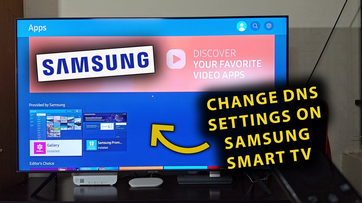 How To Change DNS Settings On <a href="/Samsung/">Samsung Electronics</a> Smart TV For Faster Internet | Use <a href="/Google/">Google</a> DNS, OpenDNS, Etc: youtu.be/Au-gAAbrNBE