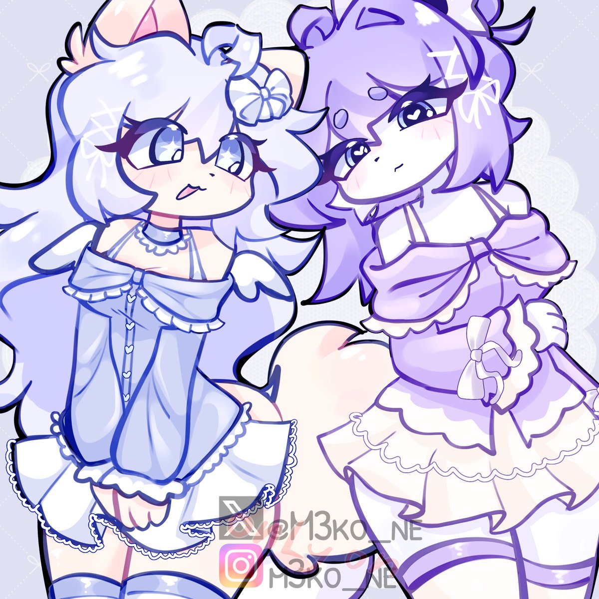 M3ko_ne's tweet image. The lover 🫶🫶