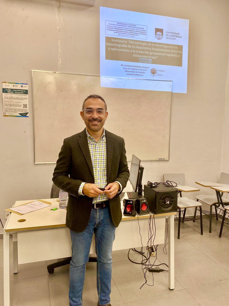 Ayer comenzamos, <a href="/MaraMartnezAti1/">María Martínez-Atienza de Dios</a> y yo, un curso de posgrado en mi querida Universidad de la República Oriental del Uruguay. Gracias a las colegas por la invitación y al alumnado por su interés en la metodología historiográfica