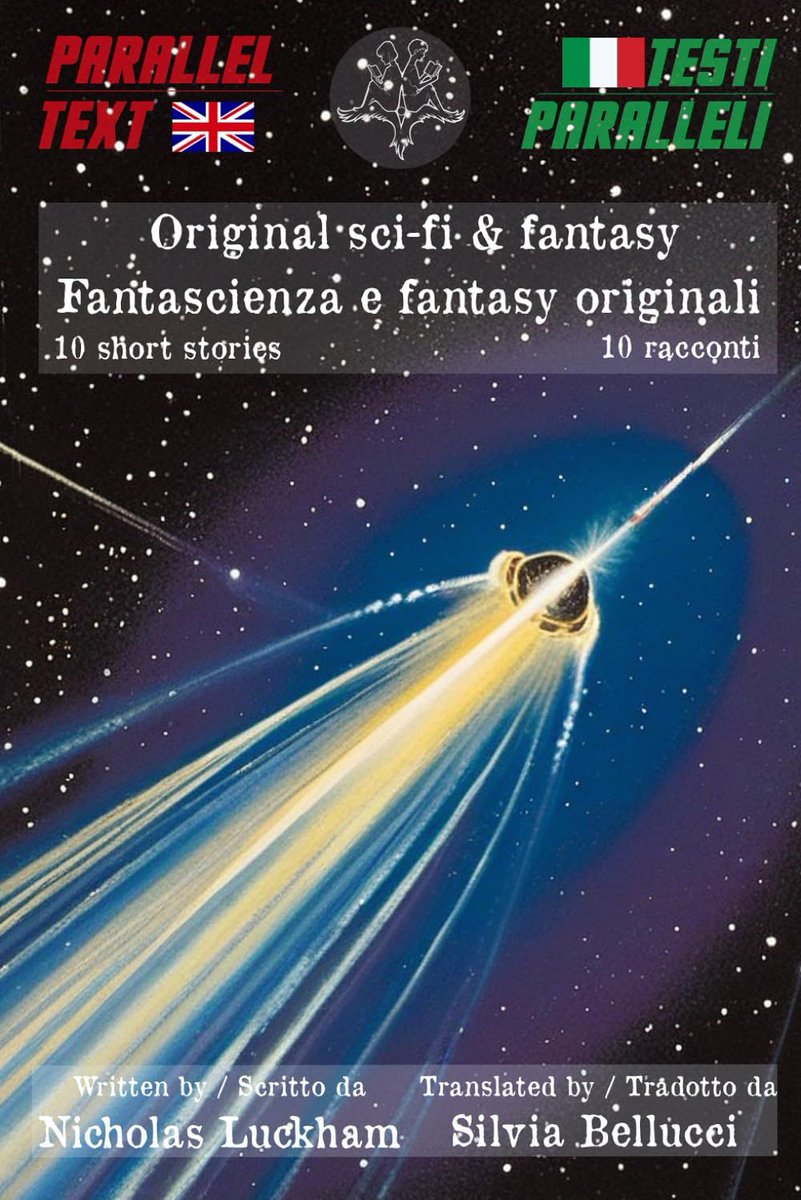nickluckham's tweet image. I have written a book. It's a collection of sci-fi and fantasy-esque short stories, available in English and Italian and as a parallel text of the two.

Parallel Text - tinyurl.com/3x534ye4
English - tinyurl.com/243wxuab 
Italian - tinyurl.com/32mmhc8b

Yay, marketing.