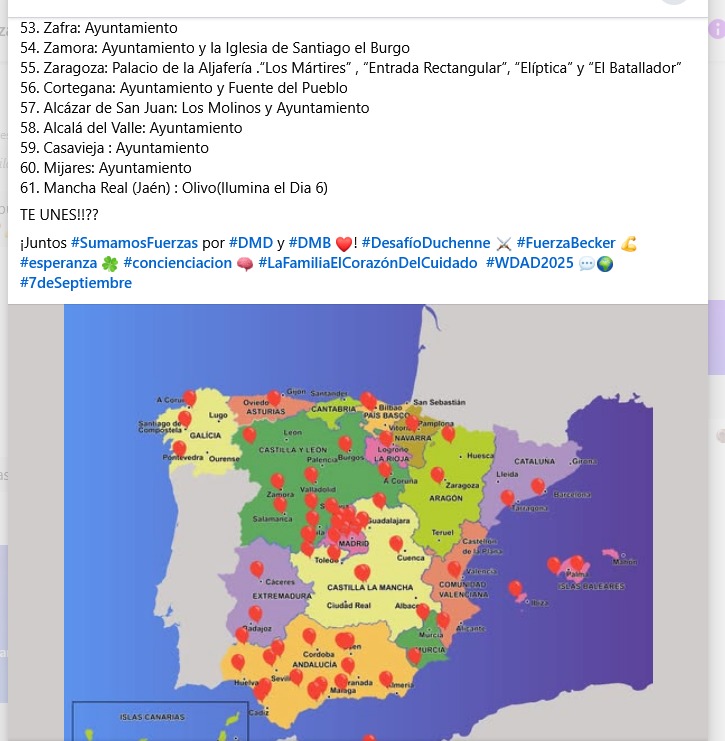 Fran Stark👨🦼 | El pozo de la ascensión 📖 (@fran_stark9) on Twitter photo El <a href="/realmurciacfsad/">Real Murcia CF</a> no puede faltar en este listado el 7 de Septiembre por el #DíaMundialporlaConcienciacionDuchenneBecker.
El #RealMurcia tiene dos abonados con Duchenne, ¡no puede fallar!
Necesitamos ser visibles, no más invisibilidad.
#SumamosFuerzas por #DMD y #DMB ❤️! El <a href="/realmurciacfsad/">Real Murcia CF</a> no puede faltar en este listado el 7 de Septiembre por el #DíaMundialporlaConcienciacionDuchenneBecker.
El #RealMurcia tiene dos abonados con Duchenne, ¡no puede fallar!
Necesitamos ser visibles, no más invisibilidad.
#SumamosFuerzas por #DMD y #DMB ❤️!