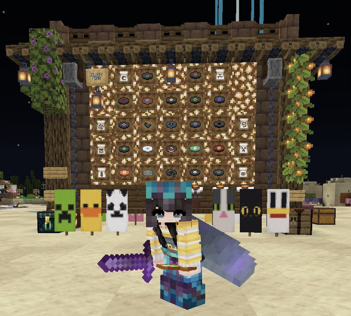 レコード📀＆ウーパールーパー꒰( ˙𐃷˙ )꒱✨️
全種類!!コンプリート🥹♥️

マイクラ楽しい🤤✌︎
 #マイクラ
 #Minecraft