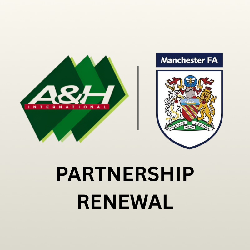 Manchester Football Association (@manchester_fa) on Twitter photo We are delighted to extend our partnership with <a href="/AandHReferees/">A&H International - Referee Kit Suppliers</a> for the 2025/26 season 🤝
Together we’ll continue supporting referees across Greater Manchester, with exciting plans ahead including a new Socio-Economic Assistance Programme launching in 2026/27. We are delighted to extend our partnership with <a href="/AandHReferees/">A&H International - Referee Kit Suppliers</a> for the 2025/26 season 🤝
Together we’ll continue supporting referees across Greater Manchester, with exciting plans ahead including a new Socio-Economic Assistance Programme launching in 2026/27.