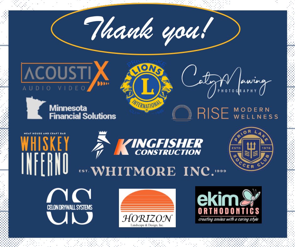 Thank you to Acoustix Audio Video for sponsoring the 2025 PL Boys Soccer Program!  We're incredibly thankful for Acoustix, and all of our 2025 sponsors support!