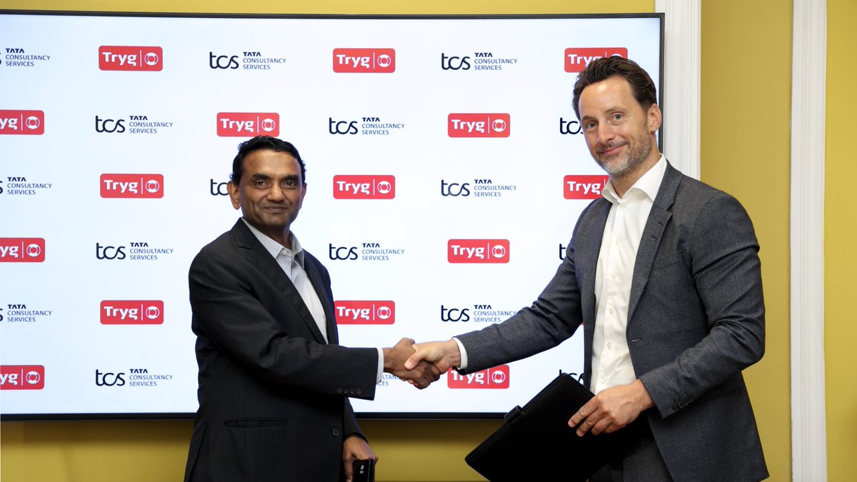 TCS_Europe's tweet image. Exciting news. @TCS has expanded our partnership with Tryg, a leading non-life insurance company operating in Denmark, Sweden, and Norway. Over the next seven years, we will simplify and enhance Tryg&apos;s operations across these key markets.

With a deal valued at €550M, we will…