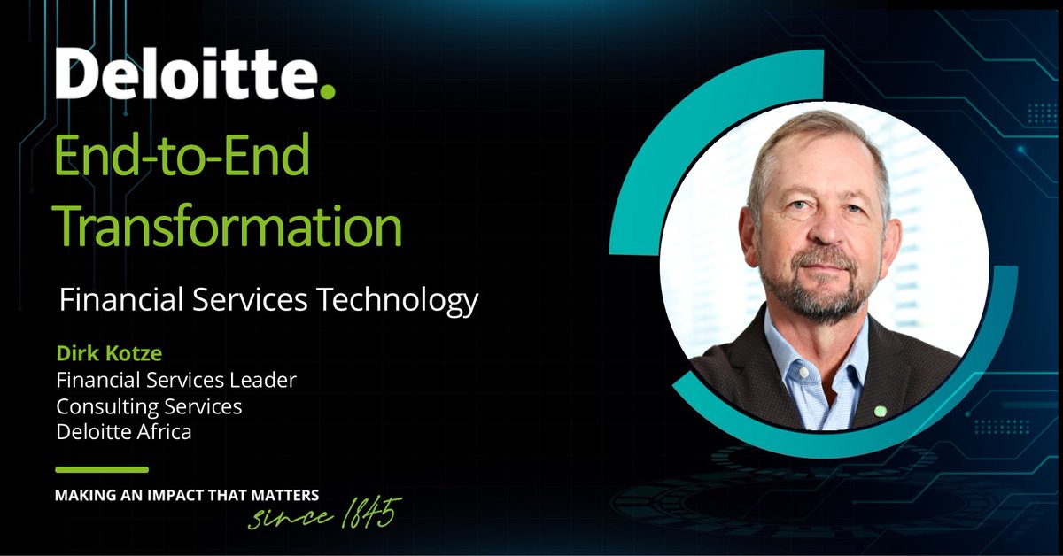 Financial Services Technology transforms banking operations front to back. Seamless, strategic, and scalable. 🚀 Discover how Deloitte’s tech solutions are reshaping every layer of banking. Click to learn more: delo.tt/6013A6D2P
➖ 
#DeloitteAfricaConsultingServices