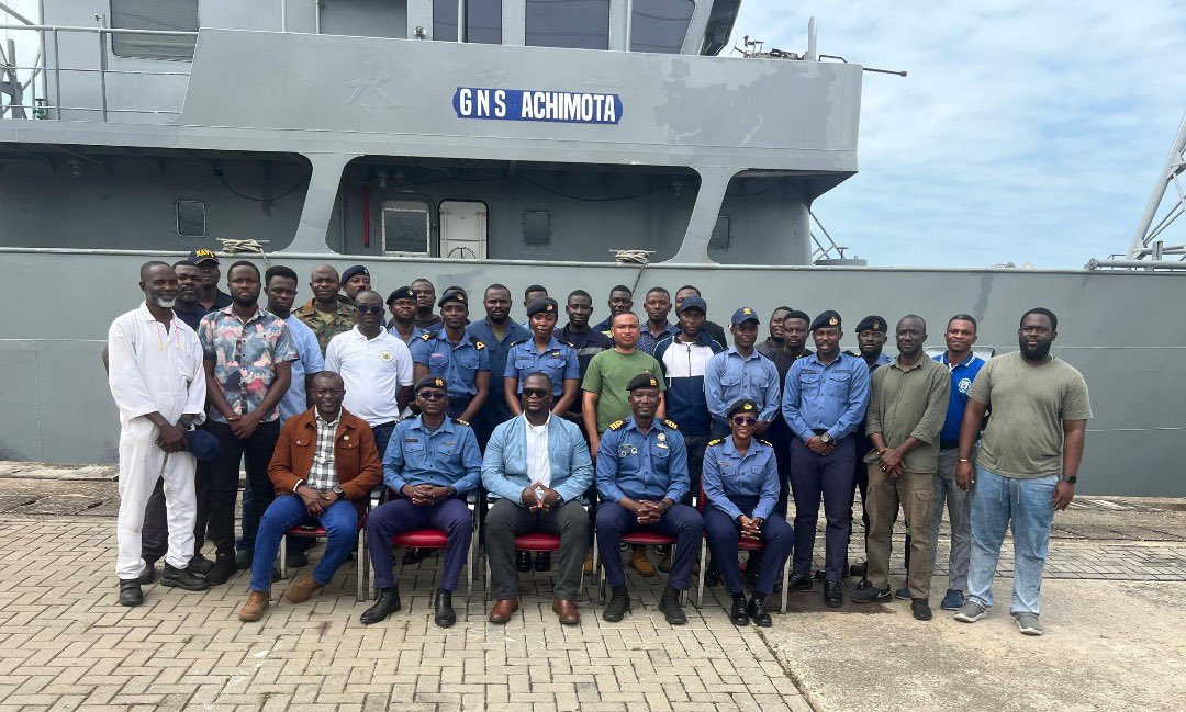 25–28 Aug 2025: A team from <a href="/GhBCOfficial/">Ghana Boundary Commission</a>, led by DCG Dr. Sheriff Adams, with operational support from the Ghana Navy and <a href="/GNPCGhana/">GNPC Ghana</a>, simultaneously undertook a joint maritime inspection with Côte d’Ivoire along the common IMB under the supervision of ECOWAS Maritime Zone F