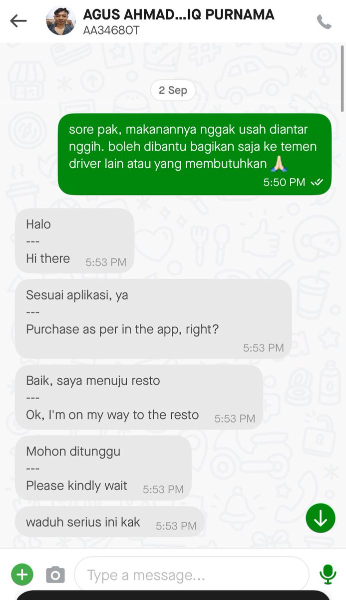 88OUTLET's tweet image. Alhamdulillah we were able to do our part as we decided to use some of our profits to support ojol drives. the amount might be not much but we hope it helps in some way and we thought about sharing this heartwarming moment in hope itcould encourage others too. 

this is all…