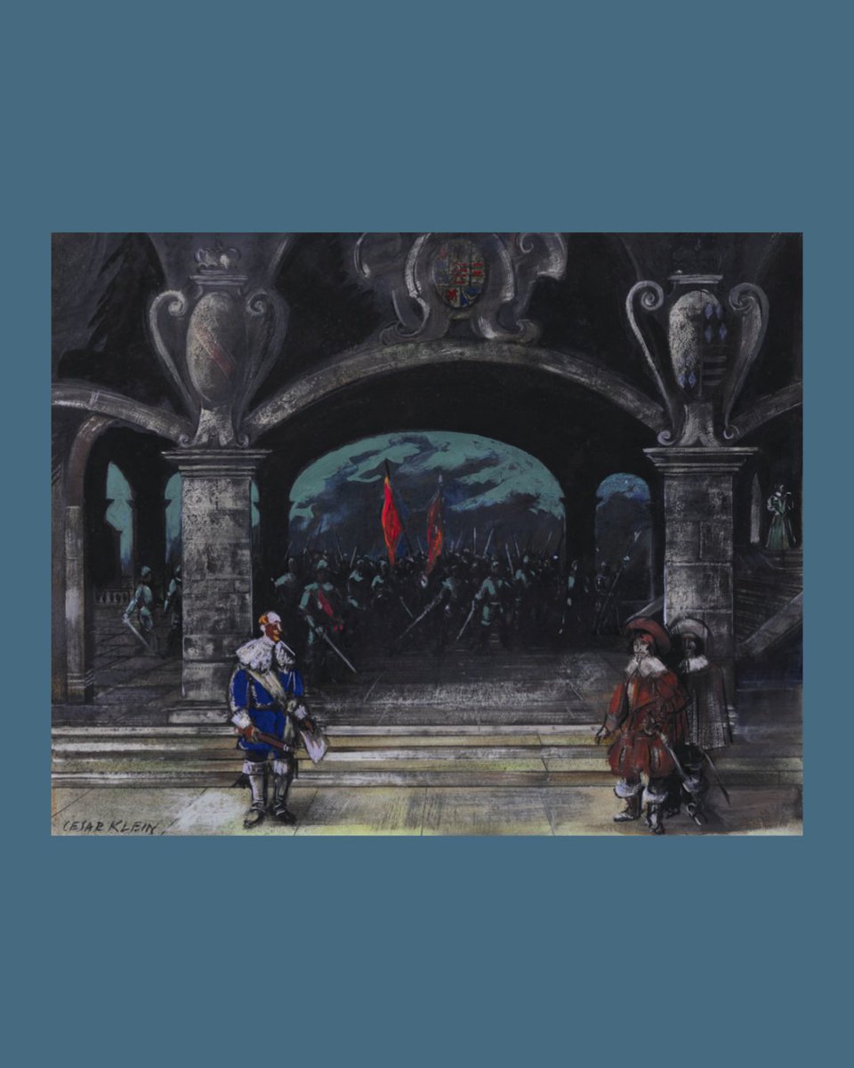 Objekt des Septembers: Cesar Klein, Szenenbild »Wallenstein«, Staatstheater Berlin 1931/32, TWS.

#TWSKoeln #unikoeln #Theaterwissenschaft #Theater #theatre #theatrecollection #mediastudies #theatrestudies #calender #September #Wallenstein #Schiller #FriedrichSchiller