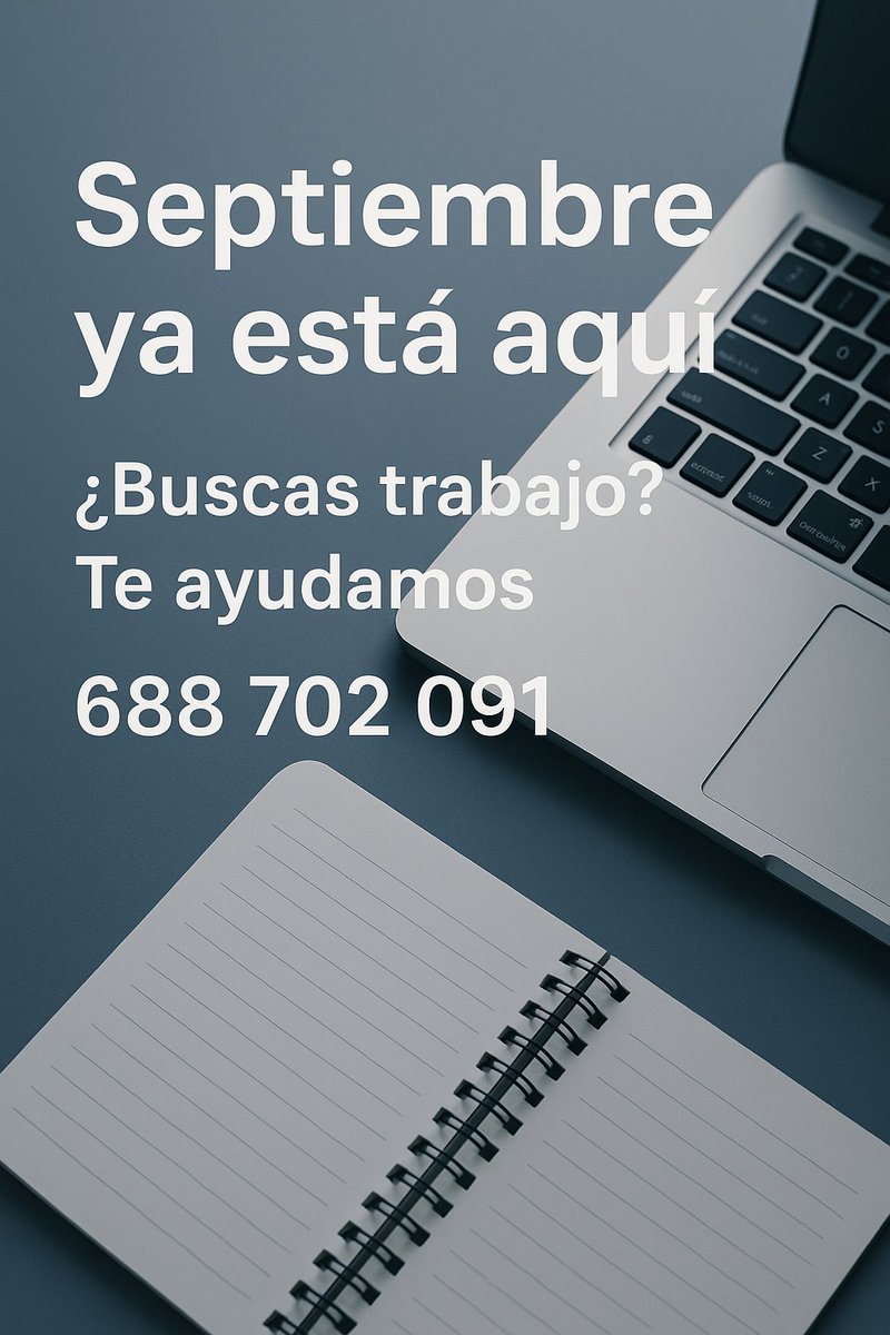 📚🍂 ¡Septiembre ya llegó!
Con la vuelta a la rutina también llegan nuevas oportunidades laborales 💼✨
En #IncorporaFundlaCaixa de <a href="/fundlacaixa/">Fundación ”la Caixa”</a> te podemos acompañar para que encuentres empleo 🚀

📲 Pide tu cita: 688 702 091
💡 ¡Este mes puede ser tu nuevo comienzo!