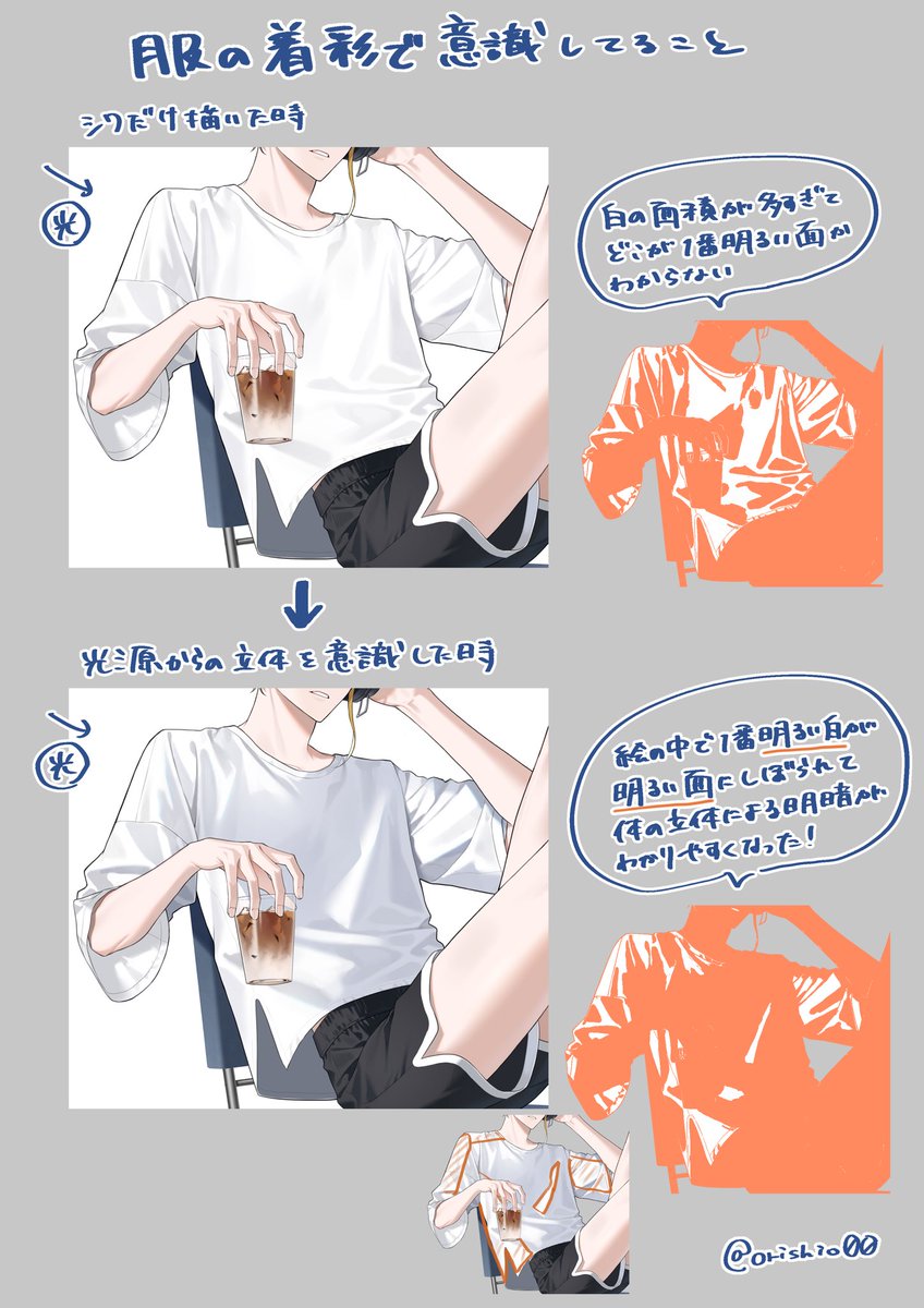色塗る時に考えてること✍️
