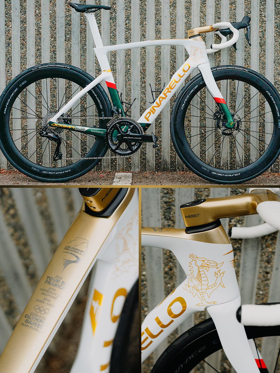 G's bike for his final race 😍 Geraint Thomas will ride this