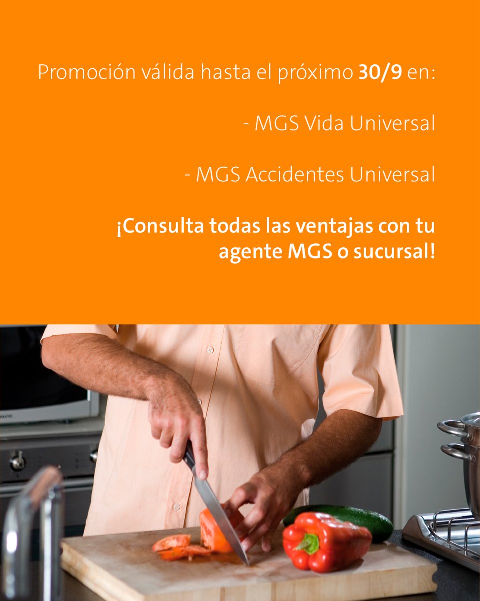 ⏳ ¡Último mes de campaña de #MGSVidaUniversal y #MGSAccidentesUniversal!

Contrata antes del 30 de septiembre y consigue hasta un 𝟯𝟱% 𝗱𝗲 𝗱𝗲𝘀𝗰𝘂𝗲𝗻𝘁𝗼.

📞 Contacta con tu mediador o sucursal y protege lo que más importa con un plan a tu medida.