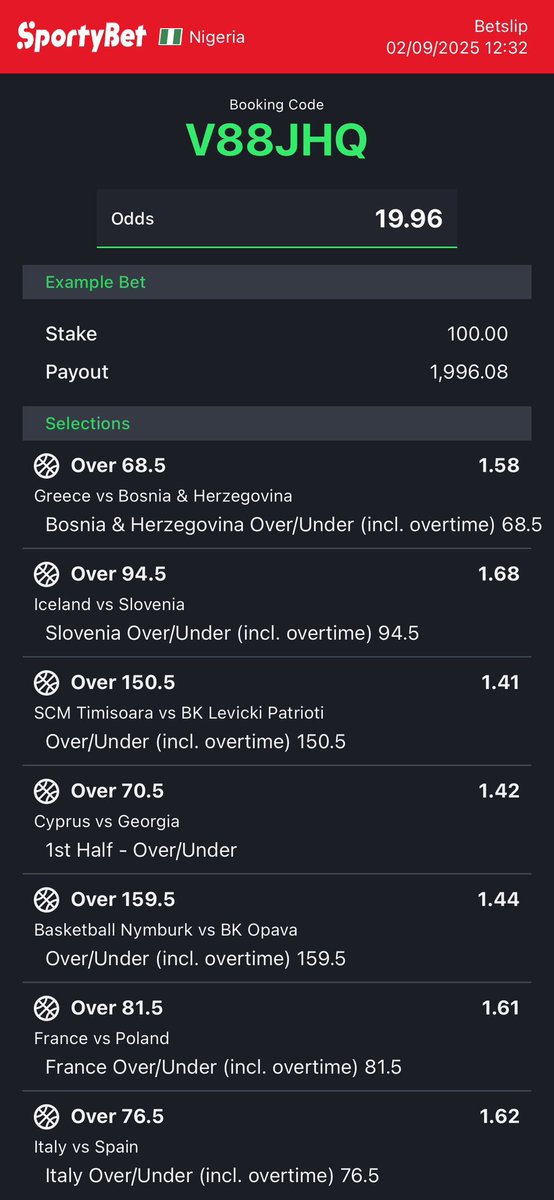 CC:<a href="/deefuser/">BIG FUSE</a> tg!🏀⛹️

129&amp;76odds.
XRAS5U GN28G2

Lowerlines.
22&amp;19odds🚨
W7WYB1 V88JHQ -sporty🧑🏿‍💻

Follow 4 convert of codes 2 ur preferred bookies! 

Retweet 4 larger audience😤🗣️
Similar games can’t combine🚨