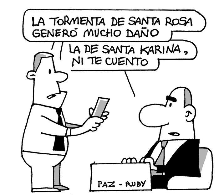 Turbo tormentas en Argentina.