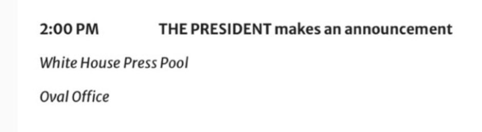 NationB4Party's tweet image. .@levparnas maybe THIS explains the reported 2am #DefCon2 [apnews.com/article/trump-…]⁉️
&amp;amp; 
@jimstewartson maybe the announcement scheduled at 2pm today for “the president” -  in advance of tomorrow’s Epstein/Maxwell presser - isn’t just to distract from “the stroke”⁉️
#whereistrump
