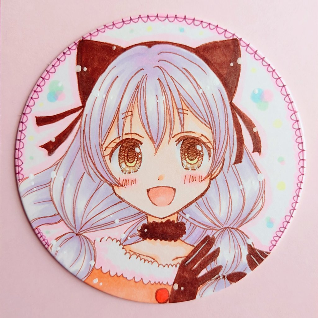 なぎさちゃん。廻天ver.
コースター風カード。