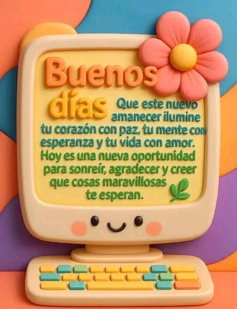 Buenos días amados de la vida, empezamos nuestro día con la bendición y protección de Dios y la Virgen en todas nuestras actividades, son nuestros socios en todo, agradecidos siempre, los abrazo 🤗💛💙♥️🇻🇪🗽⚖️✌️☀️🤗🌺🌻🧚
