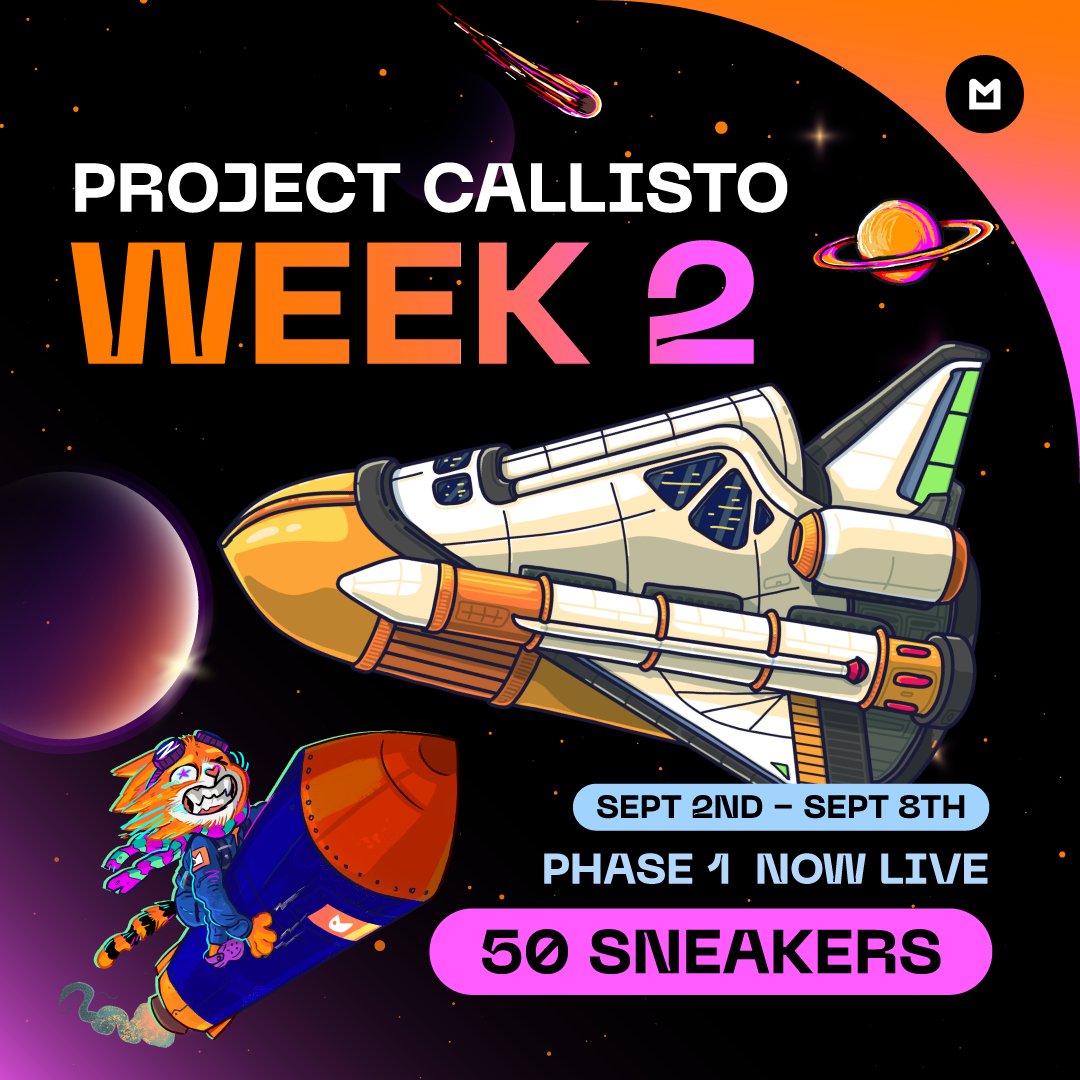 mooarofficial's tweet image. 🚀 IGNITION: WEEK 2 AUCTION LIVE

Phase 1: Breaking limits
The ground’s behind us. The stars are ahead. It’s time to move: faster, farther, harder.

⚡ Built for speed
🔥 Born to push distance
🌌 Engineered to leave gravity in the dust

👟 50 Rocket @Stepnofficial Sneakers
⛓️