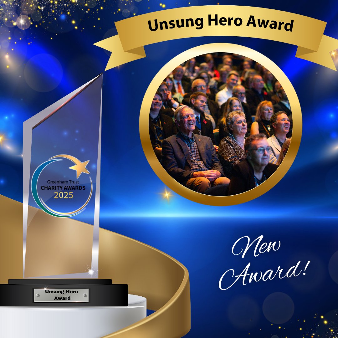 📣 Greenham Trust Unsung Hero Award 2025 🏆. Do you know someone who goes above and beyond to support the local community without seeking recognition? Nominate them &amp; let's give them the spotlight they deserve. Entry forms here: greenhamtrust.com/awards #unsunghero #charityawards