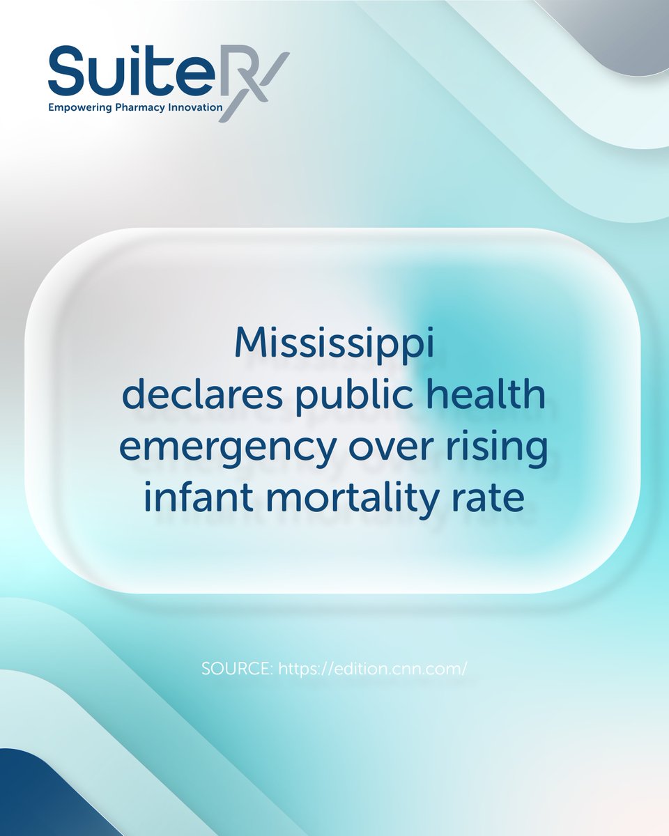 The Mississippi health department declared a public health emergency over rising infant mortality rates in the state.

Read More:
edition.cnn.com/2025/08/22/hea… 

#SuiteRx #USNews #risingmortalityrate #healthemergency