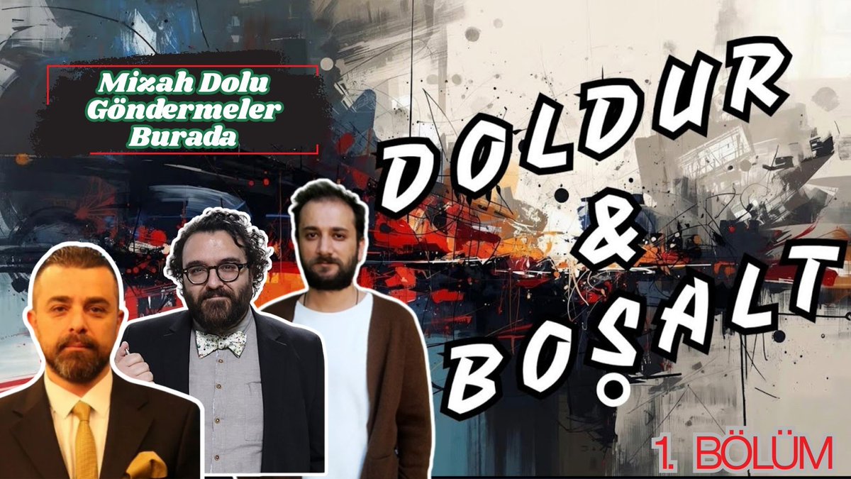 📢 Kültür, sanat, eğlence ve mizahın buluşma noktası 🎭🎶😂
 “Doldur Boşalt” artık Yurt Gazetesi YouTube kanalında başlıyor 🎉
✨ Bazen ince göndermeler 😉
✨ Bazen eleştiriler 🔍
✨ Bazen kahkaha dolu anlar 🤣
🗓️ İLK BÖLÜM BUGÜN SAAT 19.00'DA!
📺 Kaçırmayın 👉