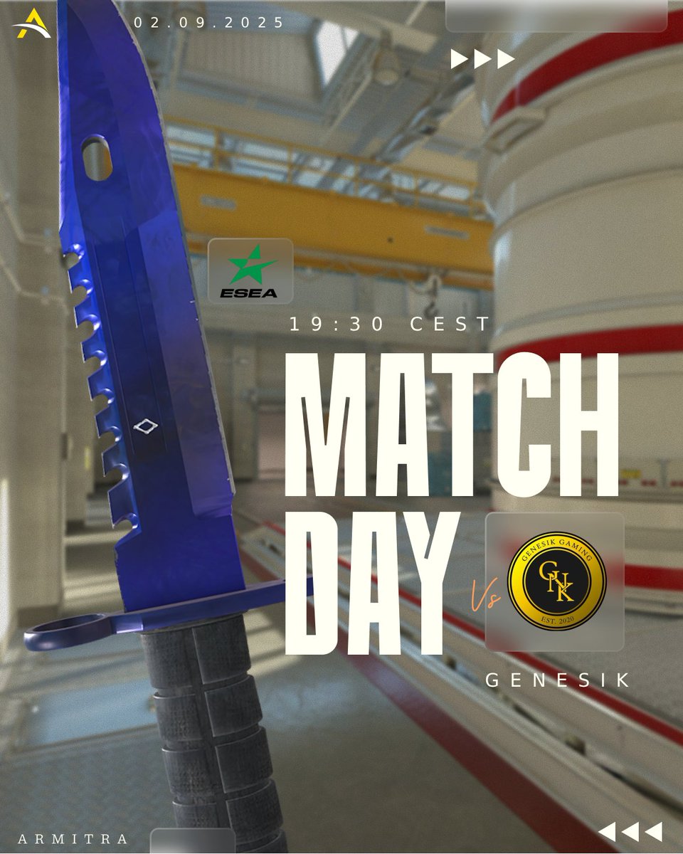 Czas na prawdziwe Hiszpańskie rodeo 🇪🇸

Armitra NXT walczy w pierwszym meczu play-offów o ESEA MAIN! 

Cel to utrzymać się na byku i pozostać w walce!🐂

Stream u <a href="/Vaskezmgl/">Vaskez</a> 19:30 

<a href="/Soszyn333/">Soszyn333</a> 
<a href="/lukitth/">LuKi</a> 
<a href="/MlodyyCS2/">Mlody</a> 
<a href="/NikS_PL21/">NikS</a> 
<a href="/Kizzzics/">Kizzzi</a> (Spirit na wakacjach)