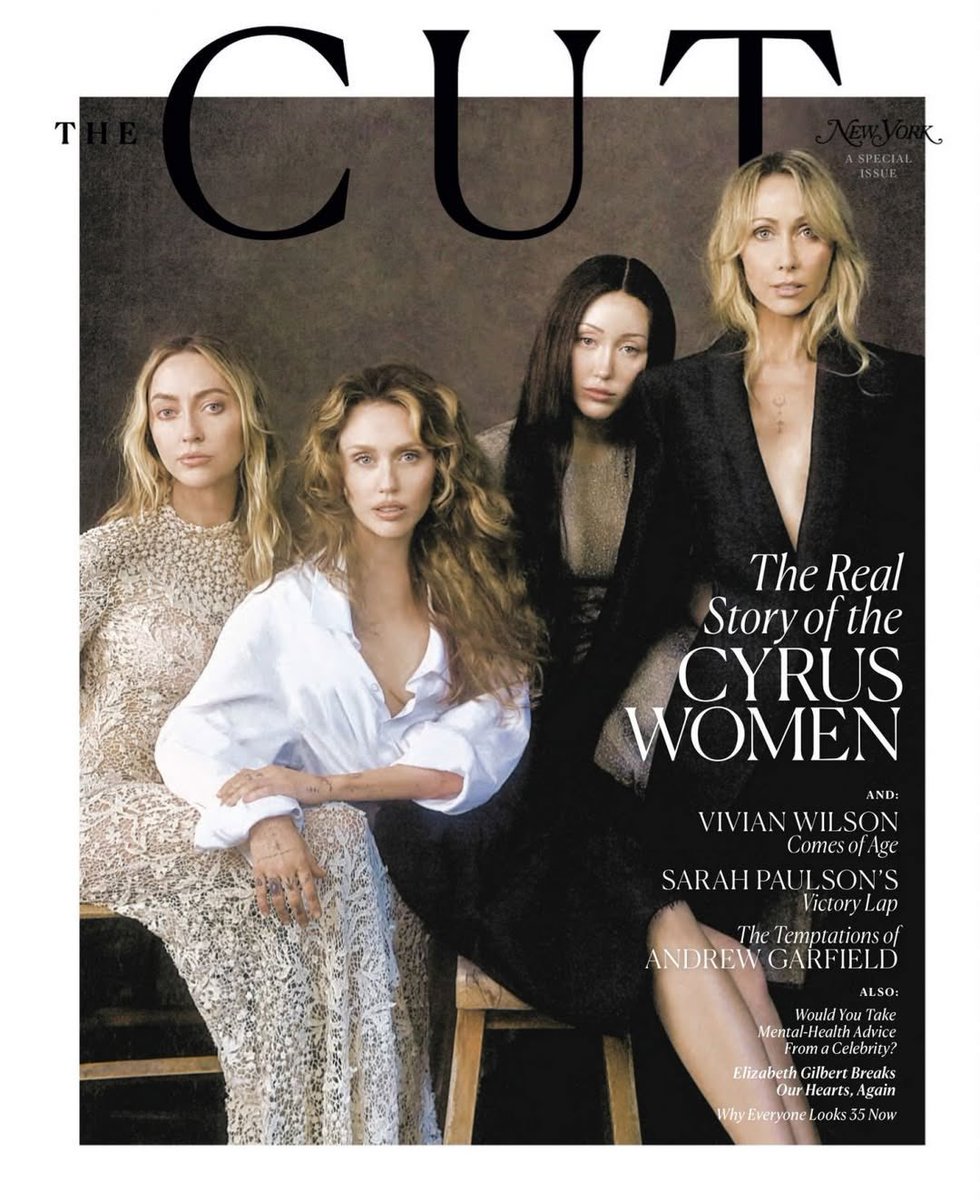 FIZERAM AS PAZES! Miley, Brandi, Noah e Tish Cyrus são capa da The Cut:

“A verdadeira história por trás das senhoras Cyrus” ✨