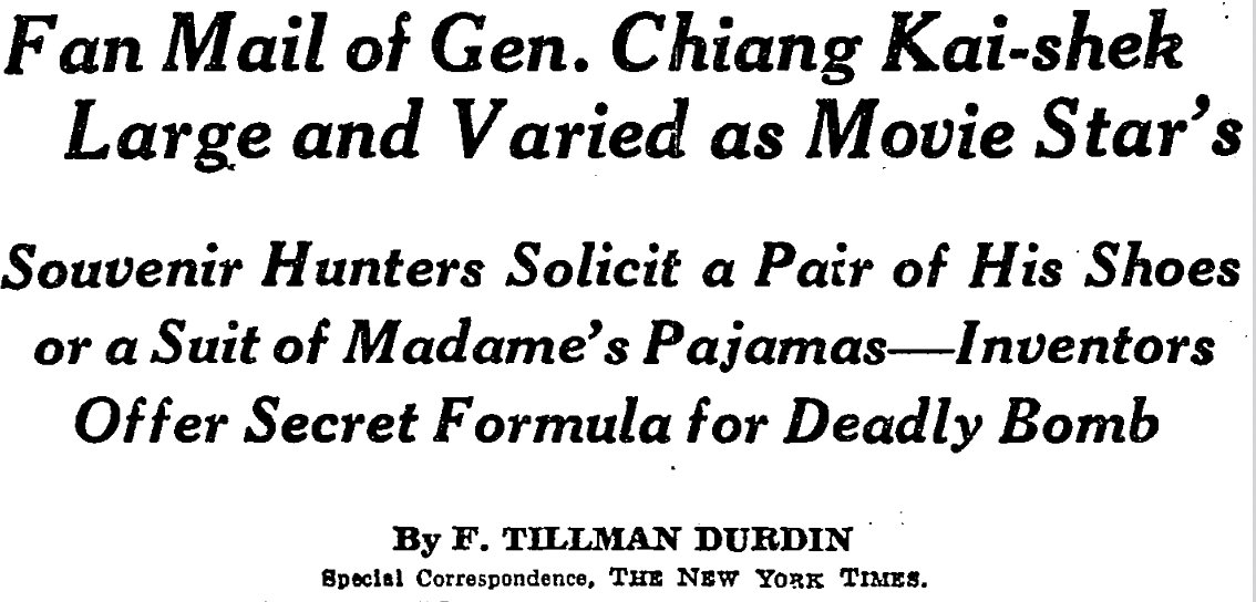 LaoAnguo's tweet photo. Source of the year chosen by a student in my History Workshop class at USyd on wartime Chongqing. (New York Times, 14 May 1939: 16). https://t.co/60ttKcdFJY