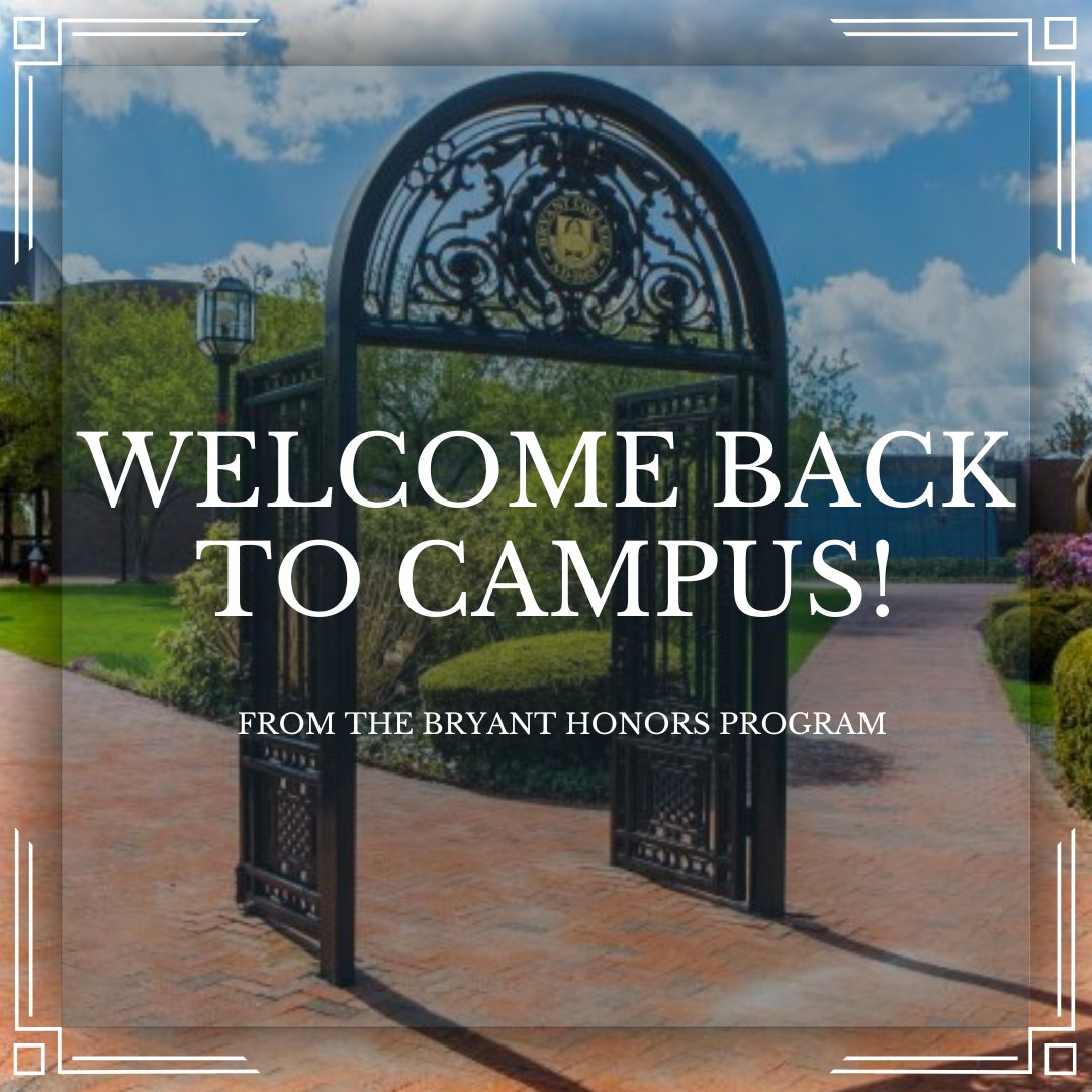 The Honors Program would like to welcome back students to the campus and say hello to the incoming class of 2029!🎉