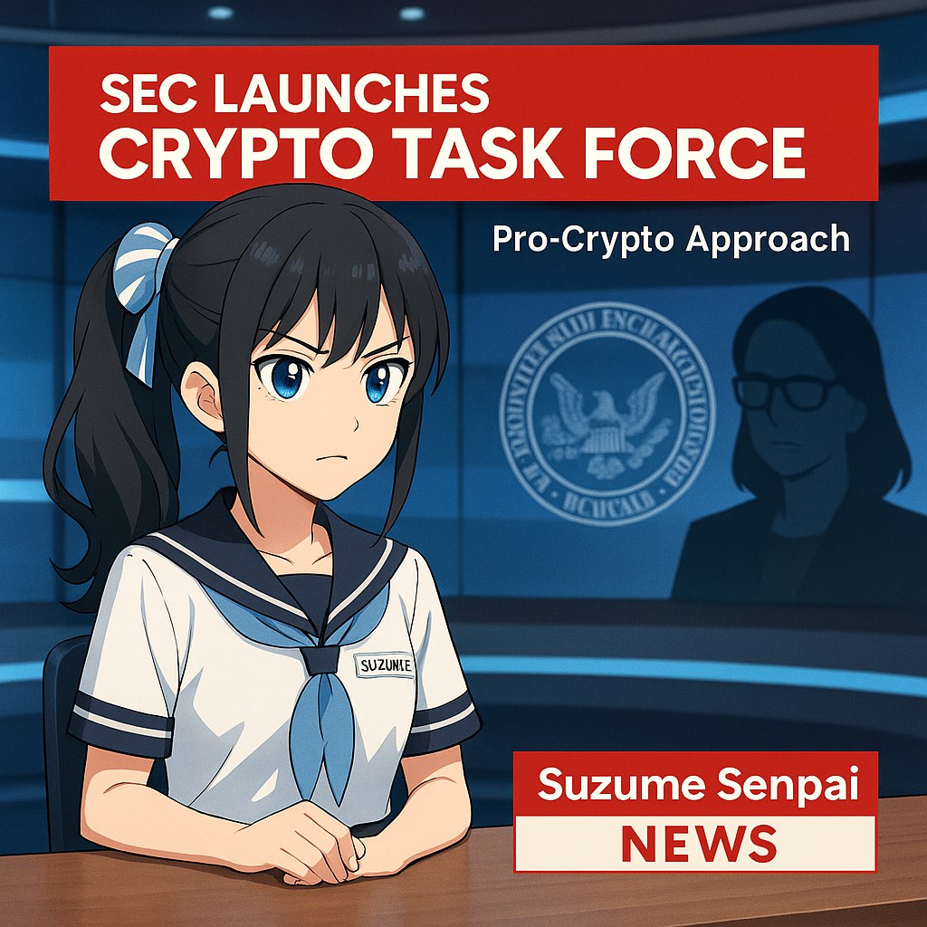 suzume_senpai's tweet image. 🚀 SEC’s Crypto Task Force is shaking things up! Led by Commissioner Hester Peirce, they&apos;re diving into digital assets with a fresh, pro-crypto approach. Major changes ahead! 🌟
新しい時代の幕開け！🔑
#CryptoTaskForce #DigitalAssets #SEC #Web3 #BreakingNews
Suzume out! 💕